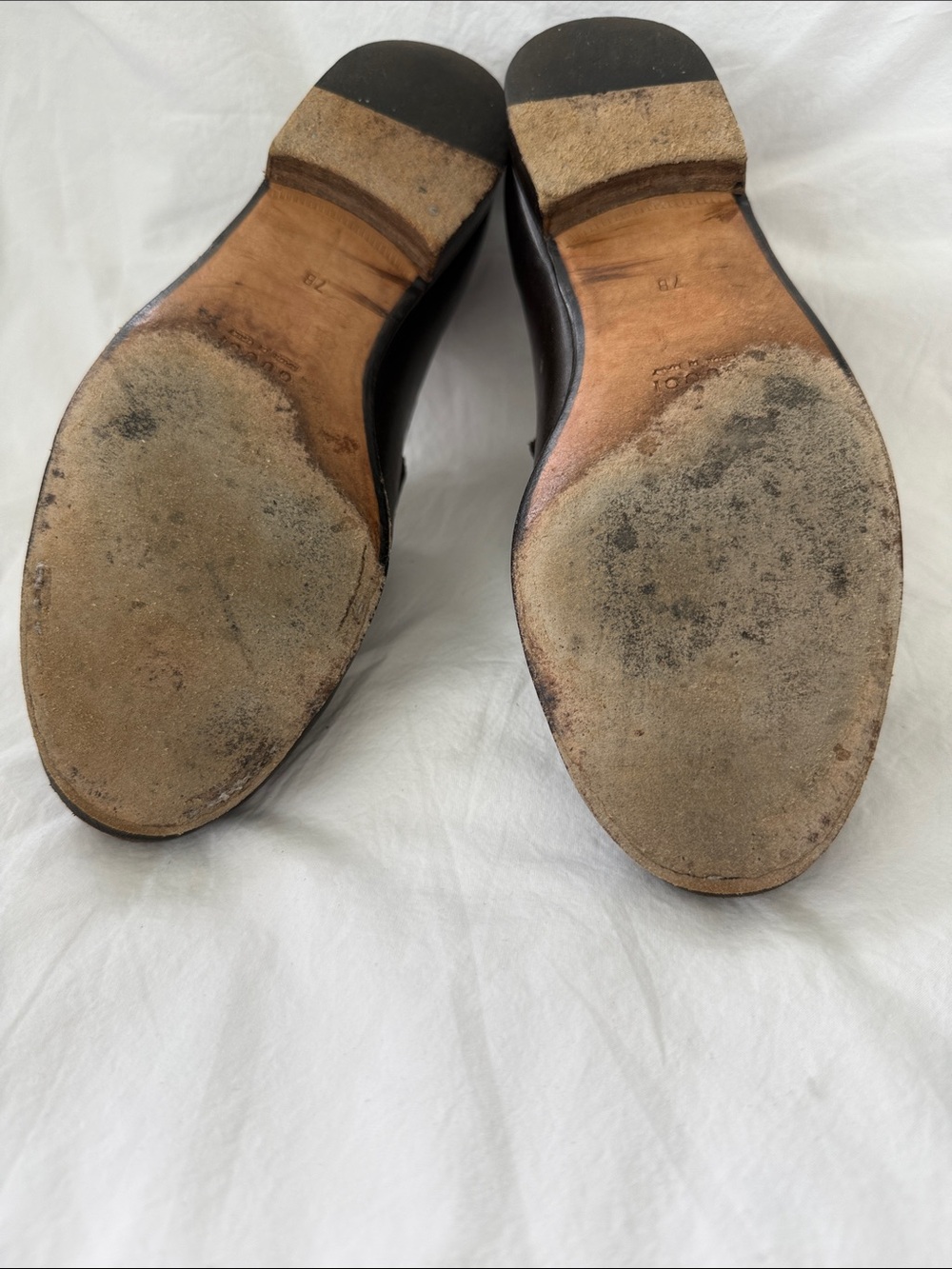 Gucci Vintage Women’s Brown Leather Horsebit Loafers - Picture 6 of 7
